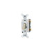 CSB115I - CSB1-15I Leviton 15 Amp, 120/277 Volt, Toggle Single-Pole AC Quiet Switch, Commercial Spec Grade, Grounding, Back & Side Wired - Ivory - American Copper & Brass - LEVITON INC WIRING DEVICES