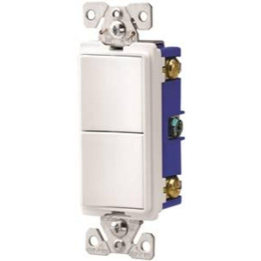 DDSW - EATON WIRING COMBINATION SWITCH WHITE - American Copper & Brass - ORGILL INC WIRING DEVICES