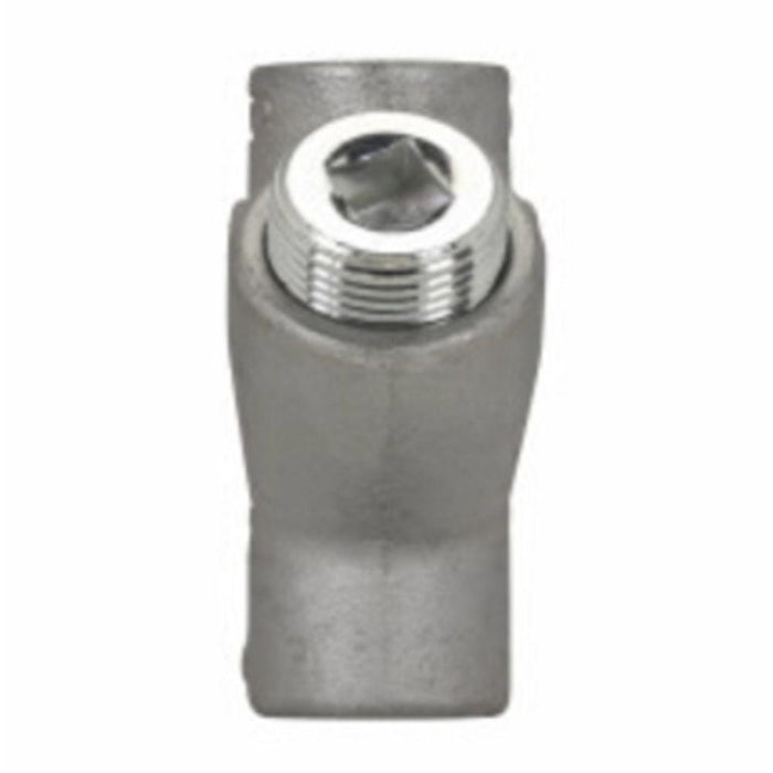 EYS1 Eaton Crouse-Hinds 1/2" EYS Conduit Sealing Fitting, Female, Feraloy Iron Alloy and/or Ductile Iron, Vertical Only, Group B Rated