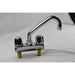 Chrome Laundry Faucet with Washerless Cartridge