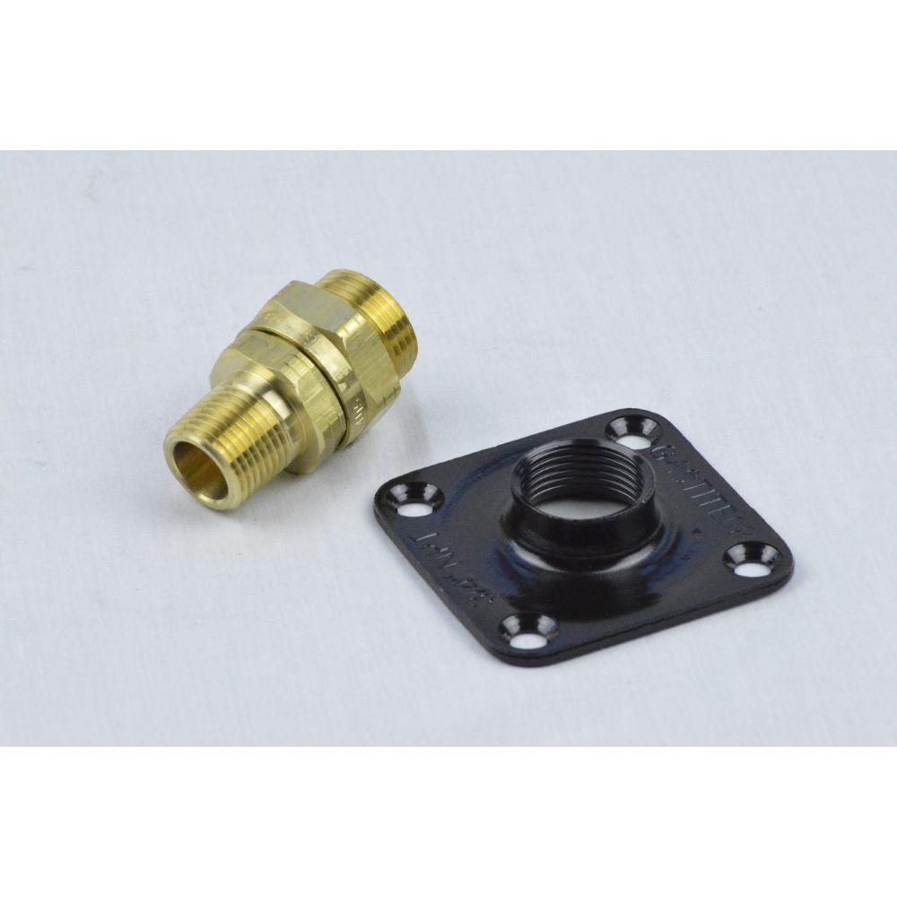 XR3TRM-16-6 Gastite 1" Flashshield XR3 Termination Fitting With Flange ...