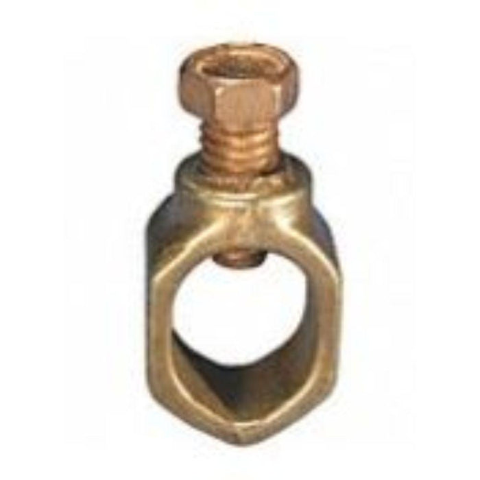 G5 - 5/8 GROUND ROD CLAMP" - American Copper & Brass - PRIORITY WIRE & CABLE, INC. WIRE GROUNDING, CONNECTING, AND WIRE MARKING