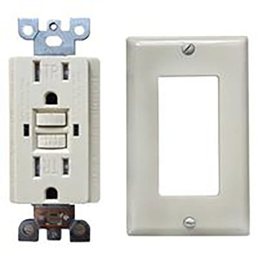 GFTR15IVY - 15A IVORY TAMPER RESISTANT GFI - American Copper & Brass - ORGILL INC WIRING DEVICES