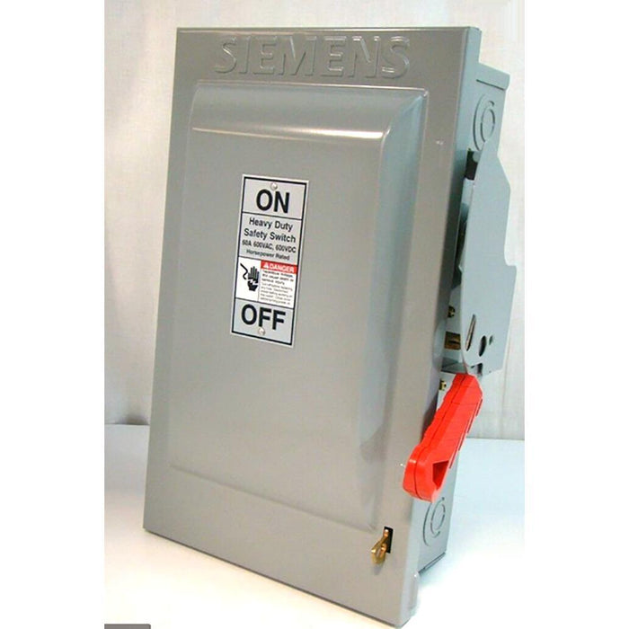 HF362 - HF362 Siemens Safety Switch, 3P 60A 600V - American Copper & Brass - SIEMENS INDUSTRY, INC POWER DISTRIBUTION AND ACCESSORIES