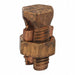 KS25 - 4 STR-1/0 STR COPPER SPLIT BOLT - American Copper & Brass - NSI INDUSTRIES LLC WIRE GROUNDING, CONNECTING, AND WIRE MARKING