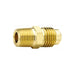 LI48FF - 1/2" OD Flare X 1/2" MIP Import Brass Long Adapter - American Copper & Brass - MAYANK000 Inventory Blowout