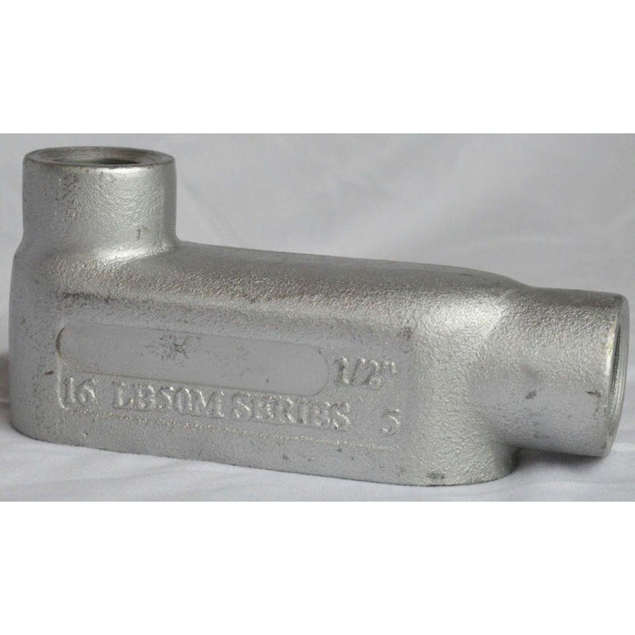LB125M - LB125M Eaton Crouse-Hinds 1-1/4" Condulet Form 5 Conduit Outlet Body, Malleable Iron, LB Shape, Built-in Rollers - American Copper & Brass - CROUSE-HINDS CONDUIT