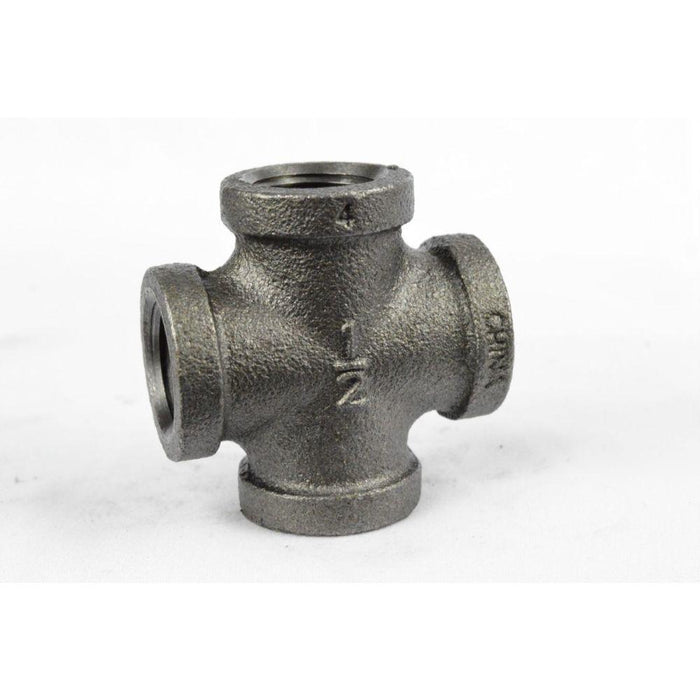 M-102K - 3/4 BLK CROSS - American Copper & Brass - USD Products MALLEABLE FITTINGS