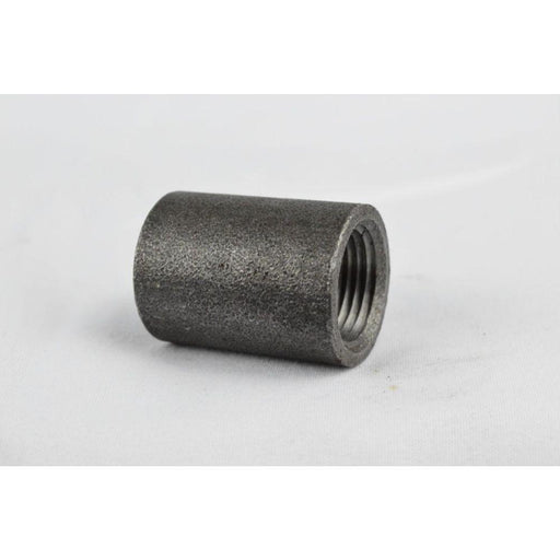 M-107A - MCBS0018 Everflow 1/8" Black Malleable Iron Merchant Coupling - American Copper & Brass - EVERFLOW SUPPLIES INC MALLEABLE FITTINGS