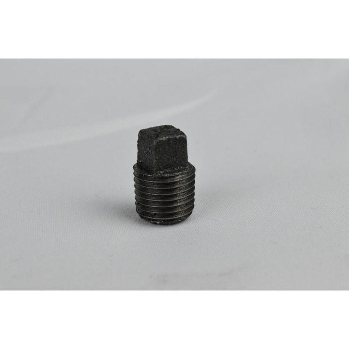 M-109A - 1/8 BLACK SQ HD PLUG - American Copper & Brass - USD Products MALLEABLE FITTINGS