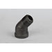 M-124R - 11/2 45 ST ELBOW BLK - American Copper & Brass - USD Products MALLEABLE FITTINGS