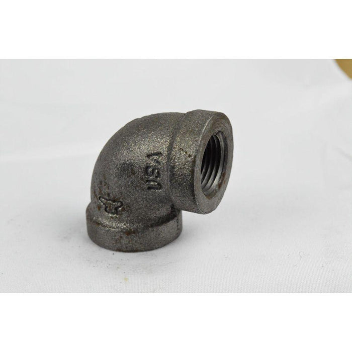 MD-100K - 3/4" DOMESTIC BLACK MALLEABLE IRON 90 ELBOW-USA - American Copper & Brass - ASC ENGINEERED SOLUTIONS LLC DOMESTIC MALLEABLE