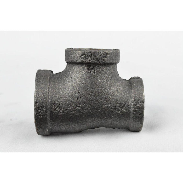 MD-101KFK - 3/4" X 1/2" X 3/4" DOMESTIC BLACK MALLEABLE IRON REDUCING TEE-USA - American Copper & Brass - ASC ENGINEERED SOLUTIONS LLC DOMESTIC MALLEABLE