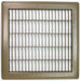 MFFR410B - MFFR410B METAL-FAB Brown Stamped Floor Register, 4" X 10" - American Copper & Brass - METAL FAB INC DUCTWORK- B VENT