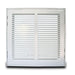 MFRG128W - MFRG128W METAL-FAB White Return Air Grille, 1/2" Spacing, 12" X 8" - American Copper & Brass - METAL FAB INC DUCTWORK- B VENT