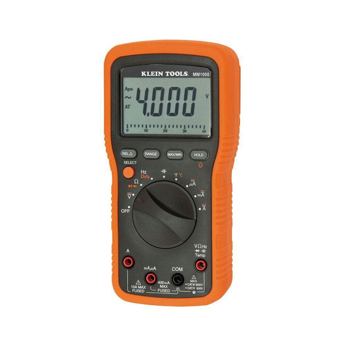 MM1000 - MM600 Klein Tools Digital Multimeter, Auto-Ranging, 1000V - American Copper & Brass - KLEIN TOOLS INC ELECTRICAL TOOLS AND INSTRUMENTS