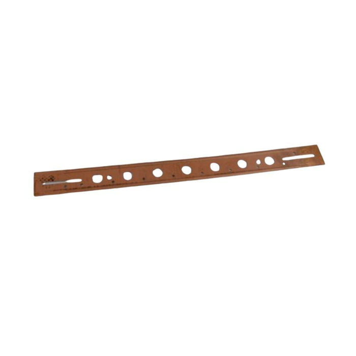 MS50020 - MS-500-20 C & S Manufacturing Bar, Pipe, Support, Stubout, Nailing, Galvanized, 20" L., 18 Gauge, 7 - 1/2" Holes On 2"C. - American Copper & Brass - C & S MANUFACTURING CORP HANGERS