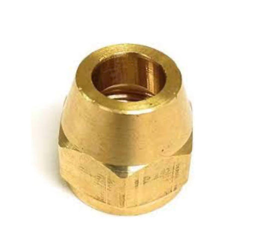 AI41C - 1/4" OD Import Brass Flare Nut - American Copper & Brass - MAYANK000 Inventory Blowout