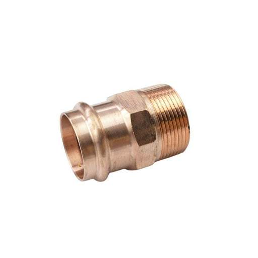 PC604-S - PC604 2 NIBCO 2" Copper Male Adapter-Press - American Copper & Brass - NIBCO INC PRESS FITTINGS