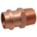 PC604-T - NIBCO PC604 2-1/2" X 2-1/2" P x M Copper Adapter - American Copper & Brass - NIBCO INC PRESS FITTINGS