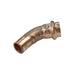 PC606-2-F - PC606-2-1/2 NIBCO 1/2" Copper Street 45 Elbow-Press - American Copper & Brass - NIBCO INC PRESS FITTINGS