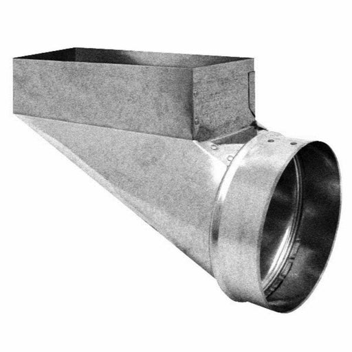 PH32106 - 2-1/4" X 10" X 6" End Boot - American Copper & Brass - JONES MFG & SUPPLY CO DUCTWORK- B VENT