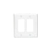 PJ262-W - PJ262-W Leviton 2-Gang Decora/GFCI Device Decora Wallplate/Faceplate, Midway Size, Thermoplastic Nylon, Device Mount - White - American Copper & Brass - LEVITON INC ELECTRICAL BOXES AND COVERS