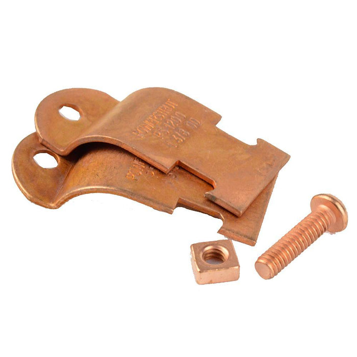 PS1200118CC Everflow 1" Nominal Tube Clamp Copper Plated