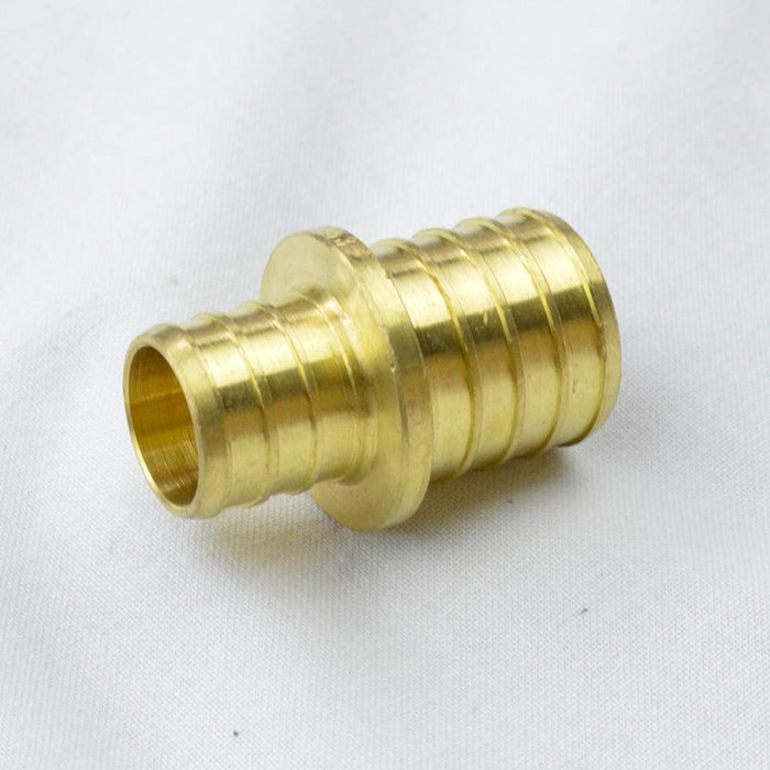 PXC33 - EPCP0012-NL Everflow 1/2" Brass PEX BARB Coupling - American Copper & Brass - EVERFLOW SUPPLIES INC PEX FITTINGS