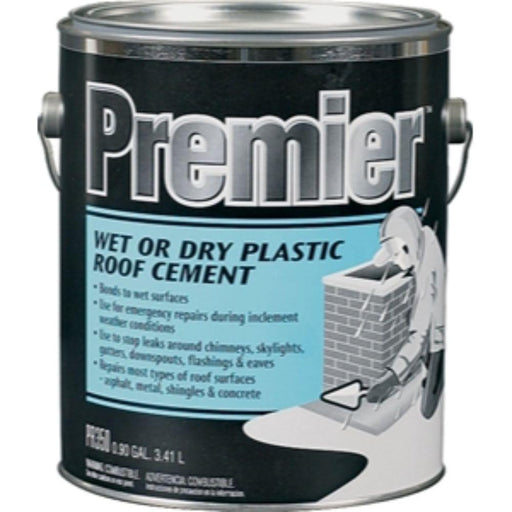 RCG - PREMIER WET OR DRY PLASTIC ROOF CEMENT - 1 GALLON - American Copper & Brass - ORGILL INC CHEMICALS