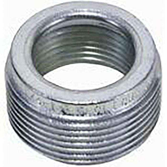 RE42 Eaton Crouse-Hinds RE Reducer, Rigid/IMC, End 1: 1-1/4" NPT, End 2: 3/4" NPT, Steel