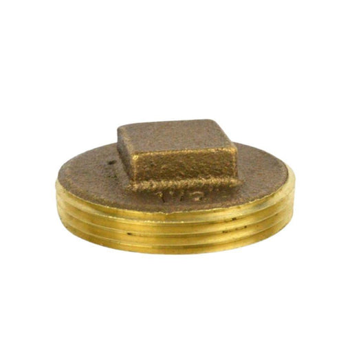 RH109R - 302-604 Legend Valve & Fitting 1-1/2" Brass Raised Square Head Plug - American Copper & Brass - LEGEND VALVE & FITTING BRASS FITTINGS