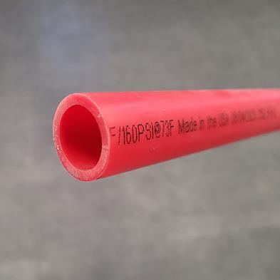 3/4" Red Type B PEX Pipe - 10' Stick