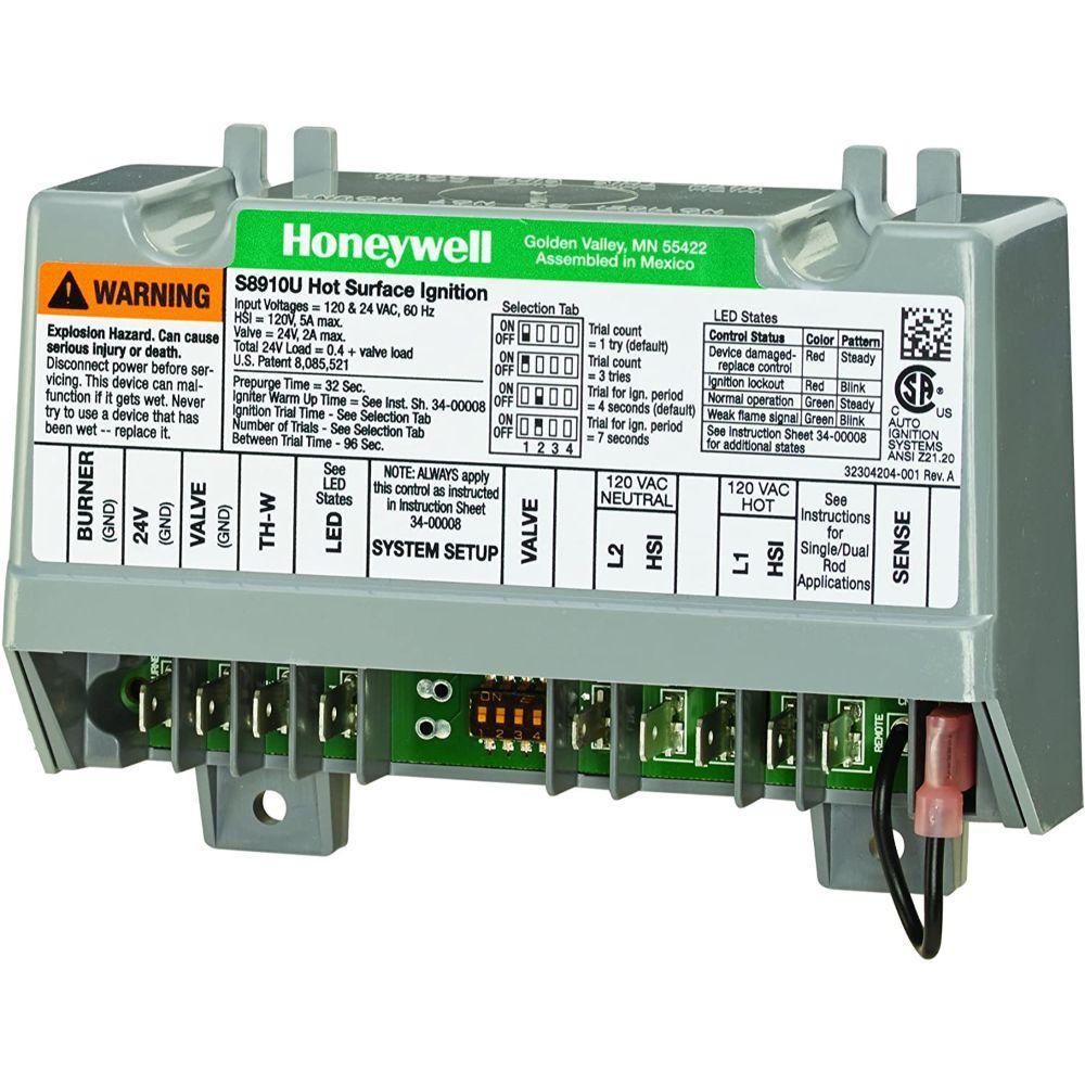 S8910U3000 Honeywell Universal Hot Surface Ignition (HSI) Module ...