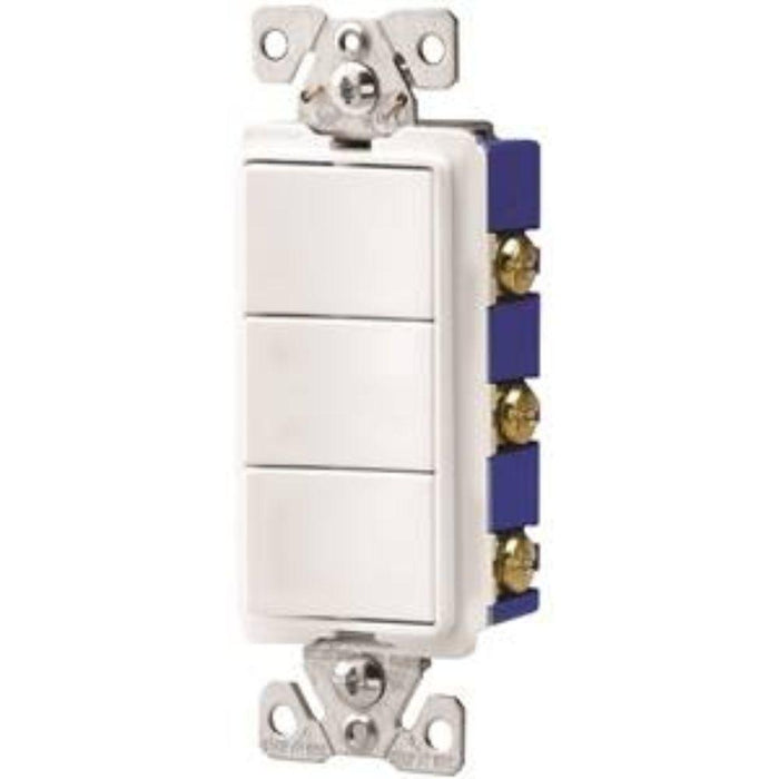 SPSLTW - SINGLE POLE LIGHT SWITCH WHITE - American Copper & Brass - ORGILL INC WIRING DEVICES