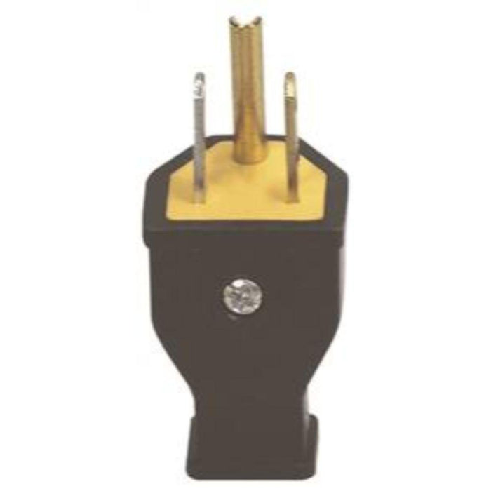 VGPBL - VINYL GROUND PLUG BLACK - American Copper & Brass - ORGILL INC WIRING DEVICES