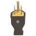 VGPBL - VINYL GROUND PLUG BLACK - American Copper & Brass - ORGILL INC WIRING DEVICES