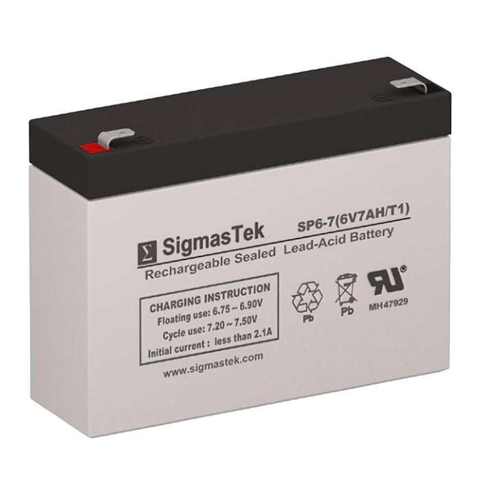 6V 8AMP RECHARGABLE BATTERY