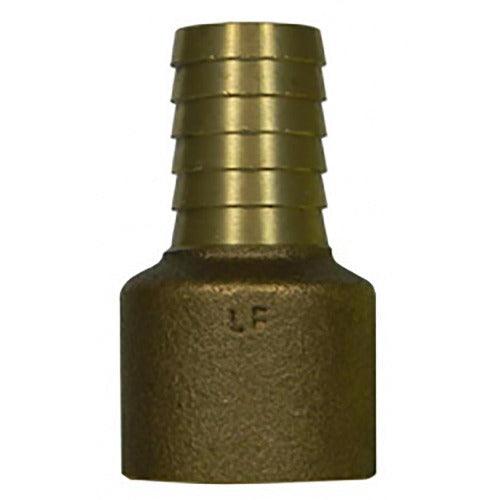 WWIBFA100 - 72088 A.Y. McDonald 1" Barb X 1" FIP Bronze Insert Adapter - American Copper & Brass - A Y MCDONALD MFG CO BRASS FITTINGS