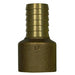 WWIBFA100 - 72088 A.Y. McDonald 1" Barb X 1" FIP Bronze Insert Adapter - American Copper & Brass - A Y MCDONALD MFG CO BRASS FITTINGS