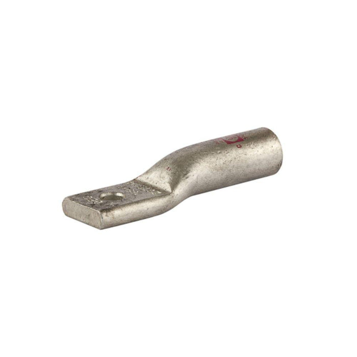 YA2CA1 - AL2-14 NSI Single-Hole Aluminum Barrel Compression Lug, 2 AWG, 1/4” Mount - American Copper & Brass - NSI INDUSTRIES LLC WIRE GROUNDING, CONNECTING, AND WIRE MARKING
