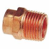 104R-EC - 3/8" X 1/4" WROT COPPER MALE REDUCING ADAPTER - American Copper & Brass - ELKHART PRODUCTS CORP SWEAT FITTINGS