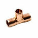 111-S - 611 2 NIBCO 2" Wrot Copper Copper Tee (2 1/8 OD) - American Copper & Brass - NIBCO INC SWEAT FITTINGS