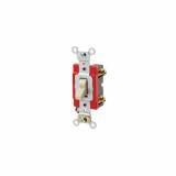 1222-2I - 1222-2I Leviton 20 Amp, 120/277 Volt, Toggle Double-Pole AC Quiet Switch, Extra Heavy Duty Spec Grade, Self Grounding, Back & Side Wired - Ivory - American Copper & Brass - LEVITON INC WIRING DEVICES