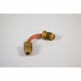 1680-6 - 7/8" POL X POL 90 ELBOW 6" HOGTAIL - American Copper & Brass - MARSHALL EXCELSIOR MISC. GAS SUPPLIES