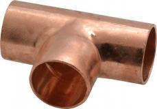 211-F - CCTE0012 Everflow 1/2" Wrot Tee - American Copper & Brass - EVERFLO219 SWEAT FITTINGS