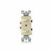 52242I - 52242I Leviton Duplex Style Single-Pole / Single-Pole Combination Switch - Ivory - American Copper & Brass - LEVITON INC WIRING DEVICES