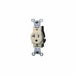 5801I - 5801-I Leviton Single Receptacle Outlet, 20 Amp, 125 Volt, Side Wire, NEMA 5-20R, 2-Pole, 3-Wire, Grounding - Ivory - American Copper & Brass - LEVITON INC WIRING DEVICES