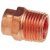 104-T - NIBCO 604 2-1/2" Wrot Copper Male Adapter, C X M (NPT) - American Copper & Brass - NIBCO INC SWEAT FITTINGS