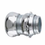 651S Eaton Crouse-Hinds 3/4" EMT Compression Connector, EMT, Straight, Non-insulated, Steel, Threadless